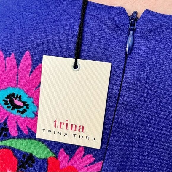 TRINA TURK TENDERNESS BELL SLEEVE DRESS 2 NWT - Picture 8 of 15